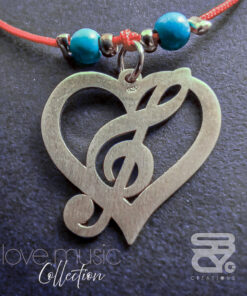 SILVER 925 BRACELET "I Love Music" Collection